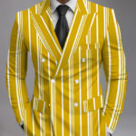 Men's Printed Suit Jacket Fashion Casual